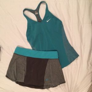 Nike Tennis Tank and Skirt